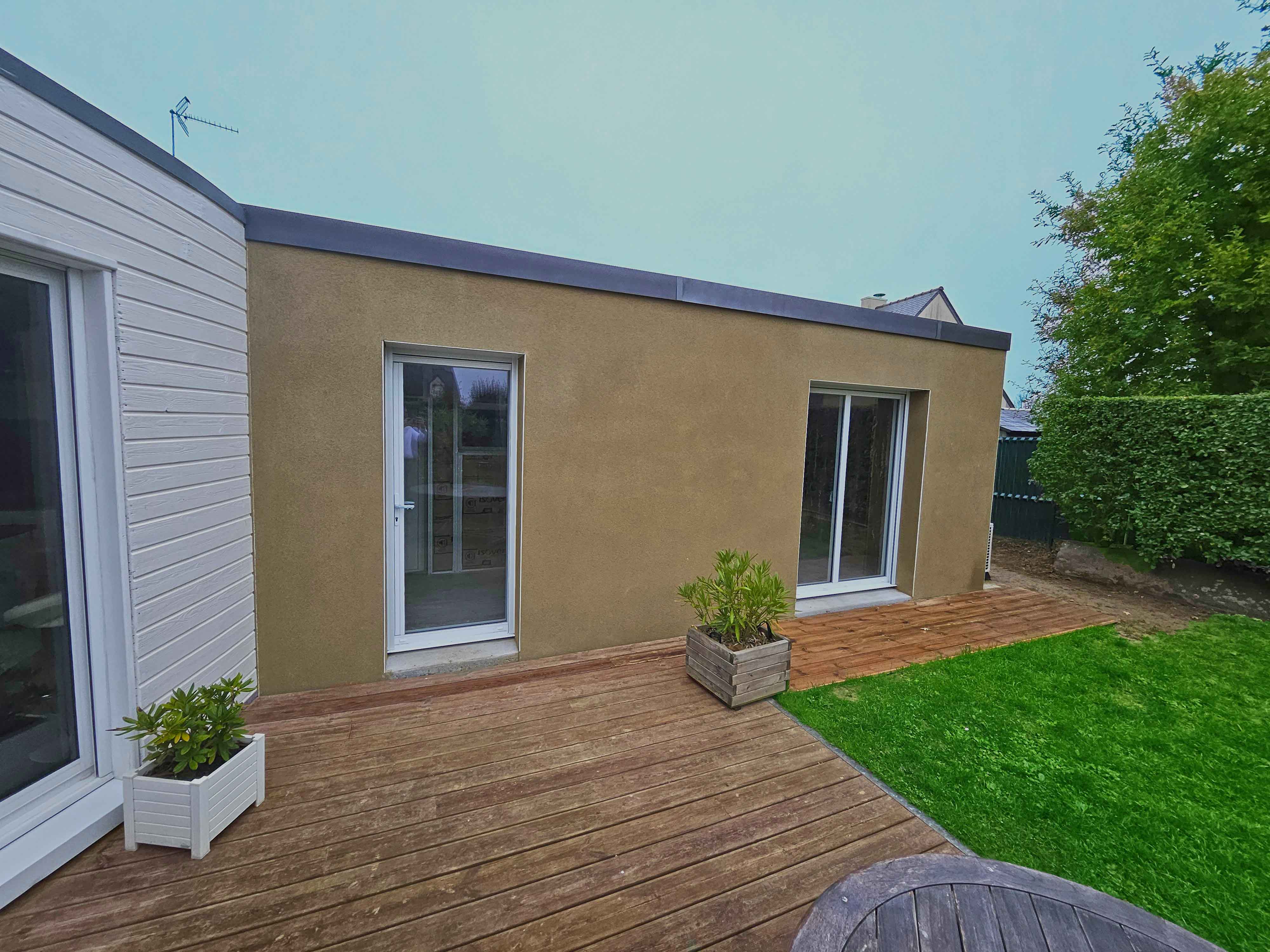 Extension suite parentale Brique enduit