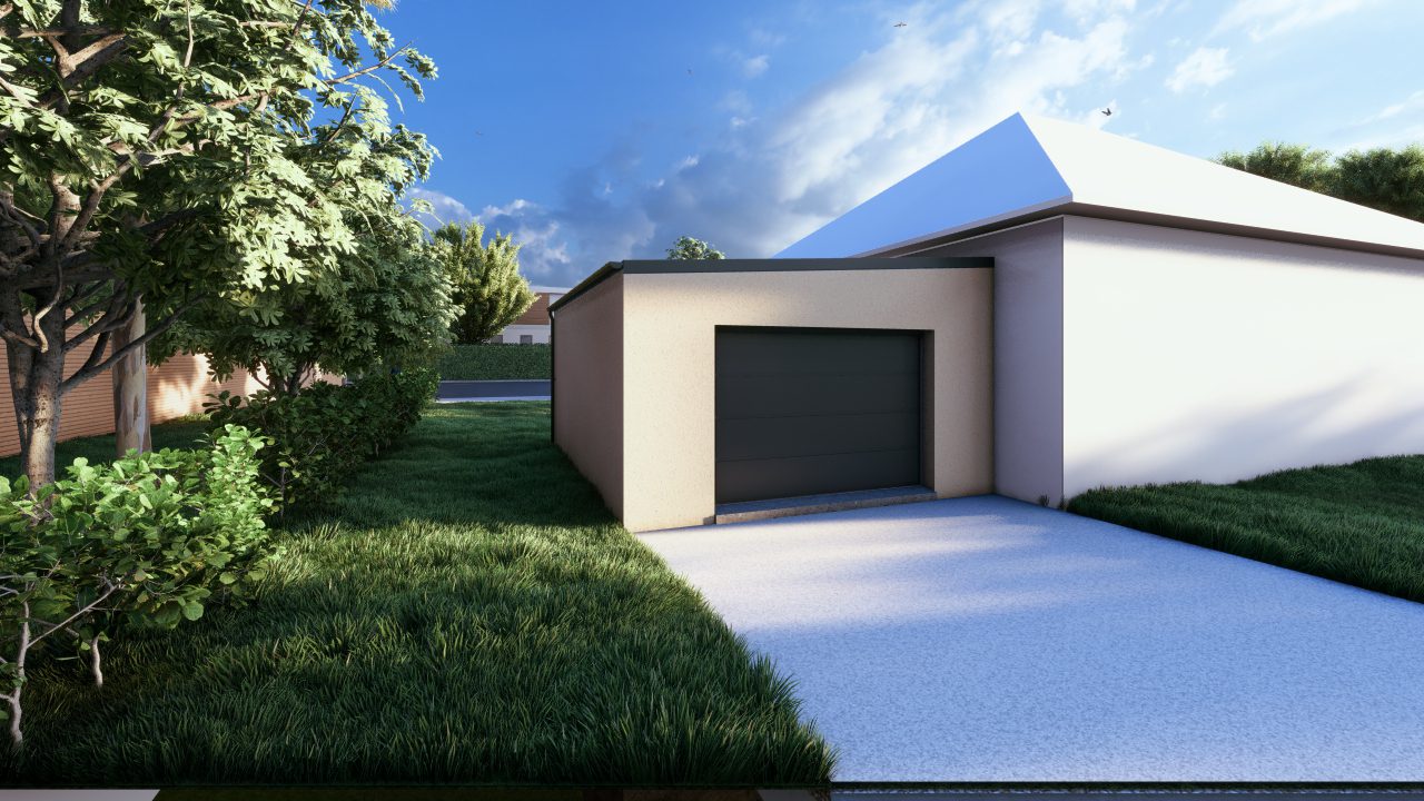Modèle extension garage visuel 1